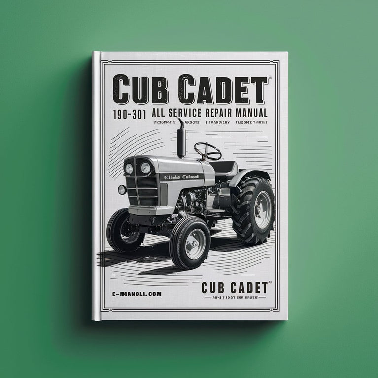 Cub Cadet 190-301 Tractor All Service Repair Manual