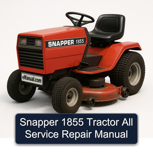 Snapper 1855 Tractor All Service Repair Workshop Manual
