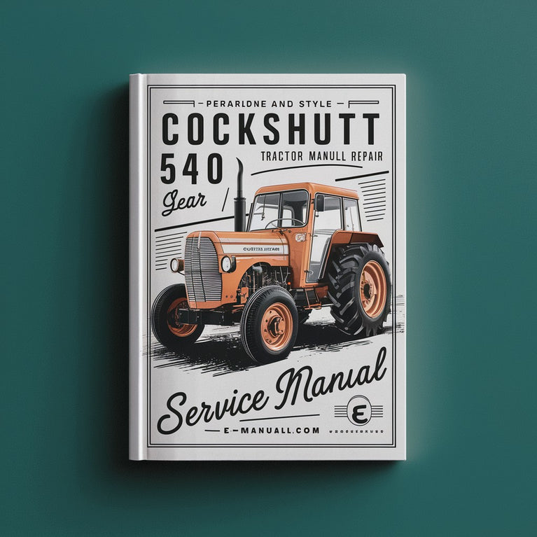 Cockshutt 540 Tractor WSM Service Manual Repair