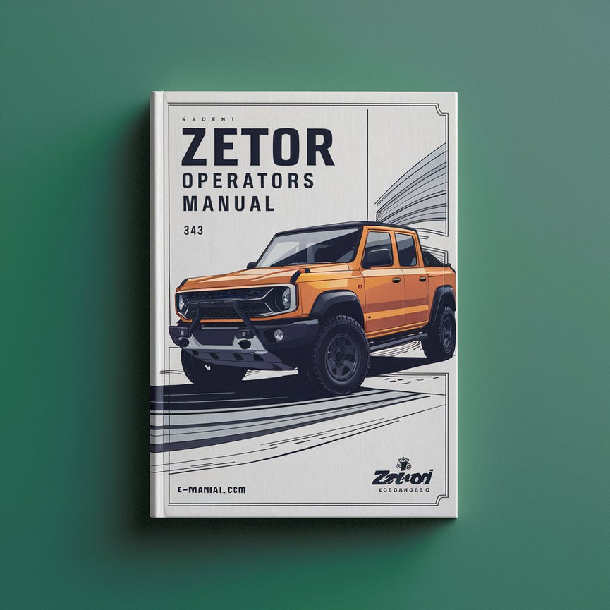 Zetor Operators Manual (sku 343) Télécharger le PDF