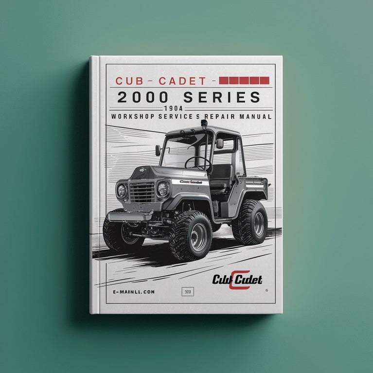 Cub Cadet 2000 Series 190-304 Workshop Service Repair Manual