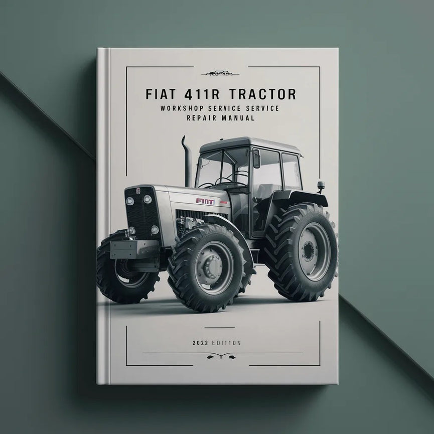 Manual de reparación de servicio de taller de tractor de ruedas Fiat 411R