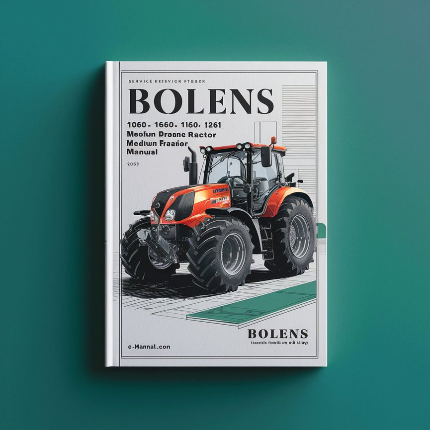 Bolens 1058 1060 1160 1258 1261 Medium Frame Tractor Service Repair Workshop Manual