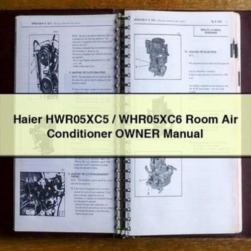 Haier HWR05XC5 / WHR05XC6 Room Air Conditioner Owner Manual PDF Download