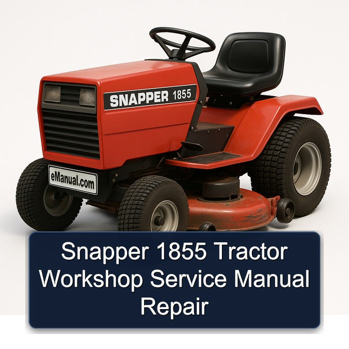 Snapper 1855 Tractor Service Repair Workshop Manual PDF