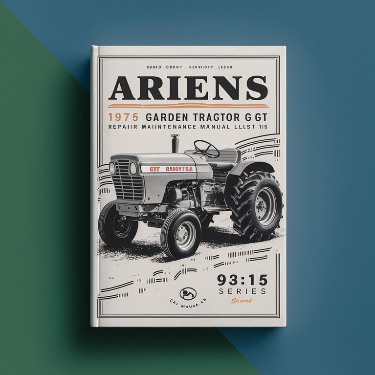 Ariens 1974 1975 Garden Tractor GT 12 14 16 Reparación Manual de mantenimiento Lista de componentes ilustrada Serie 931 Descargar PDF