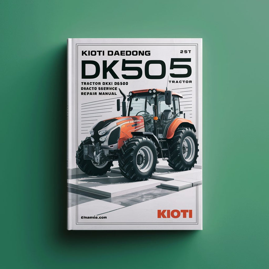 KIOTI DAEDONG DK50S DK55 DK501 DK551 Manuel d'entretien d'atelier de tracteur PDF Télécharger