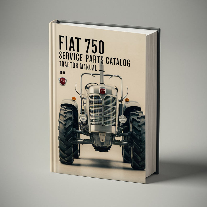 Fiat 750 Catalogue de pièces de service Manuel du tracteur