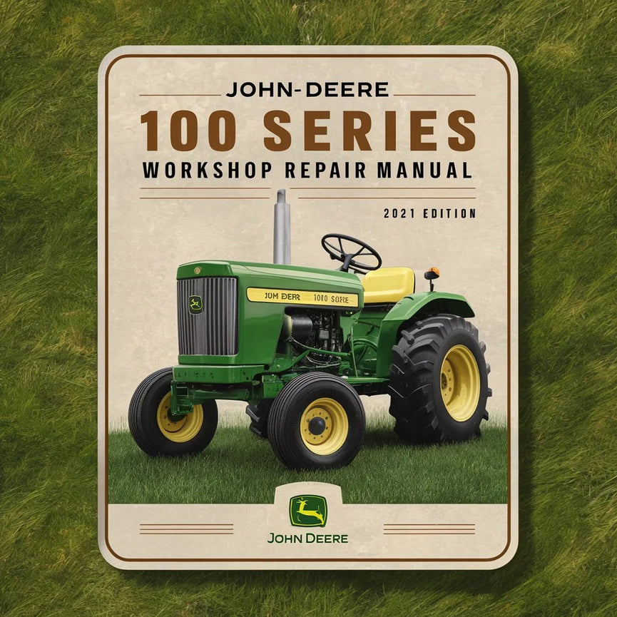 Manual de reparación del taller del tractor CÉSPED JOHN DEERE Serie 100