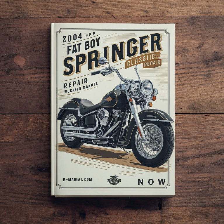 2004 HD Softail Fat Boy Springer Classic Repair Repair Workshop Manual Now