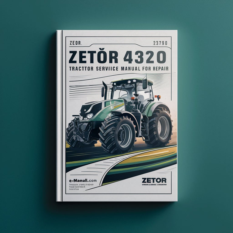 Zetor 4320 4340 Tractor Workshop Service Manual for Repair