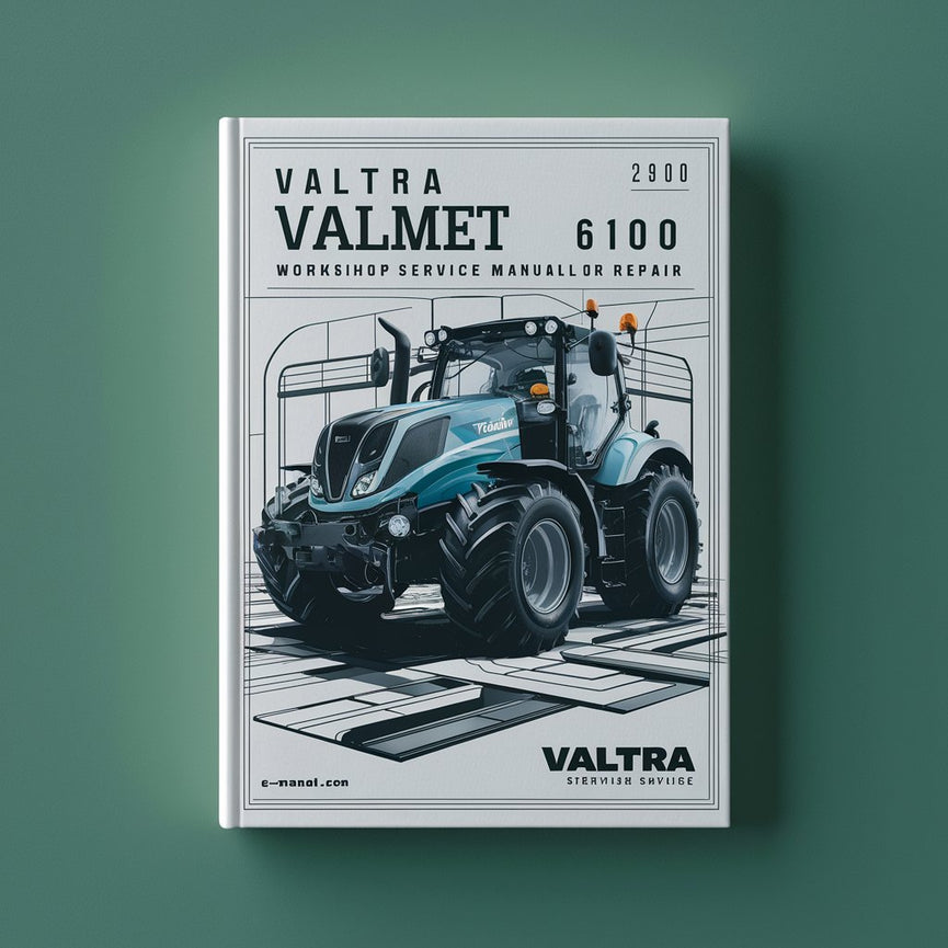 Valtra Valmet 6100 Manuel d'entretien d'atelier pour réparation PDF Download