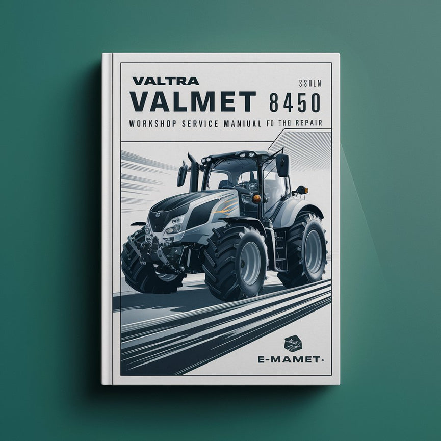 Valtra Valmet 8450 Hi Manual de servicio de taller para reparación Descargar PDF