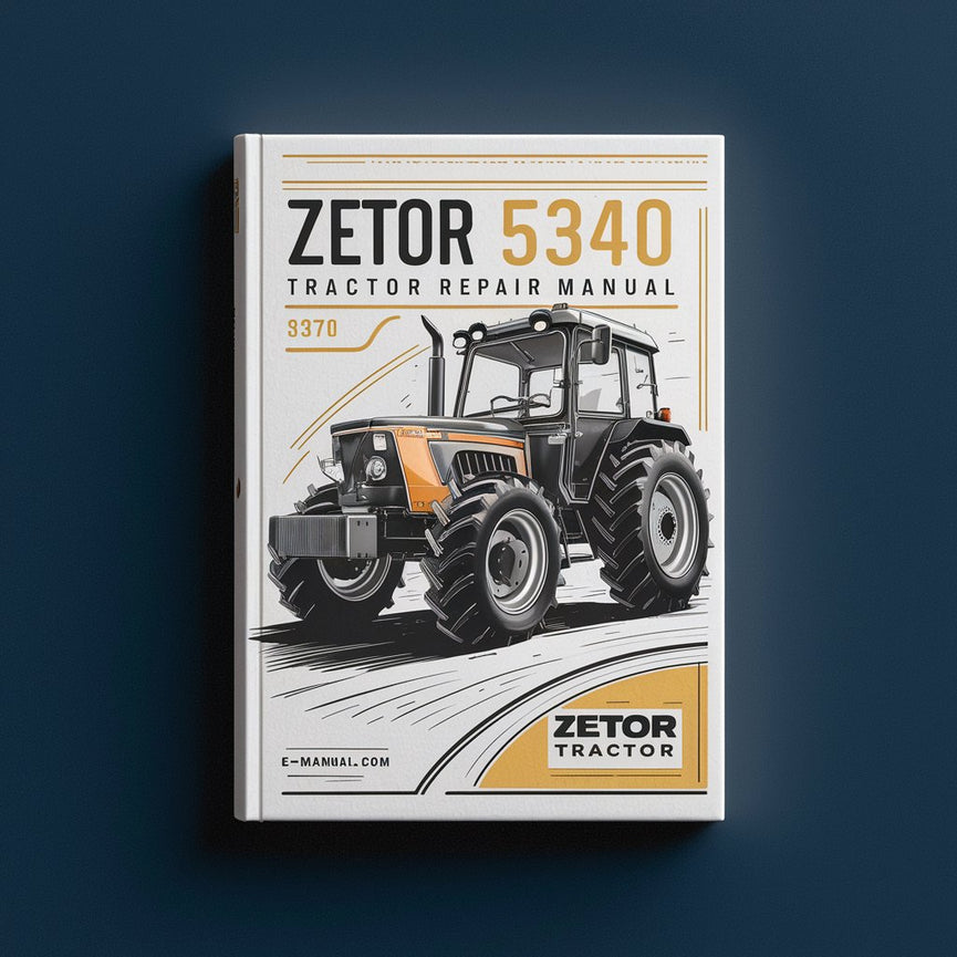 Manual de reparación del servicio del tractor Zetor 5340 Descargar PDF