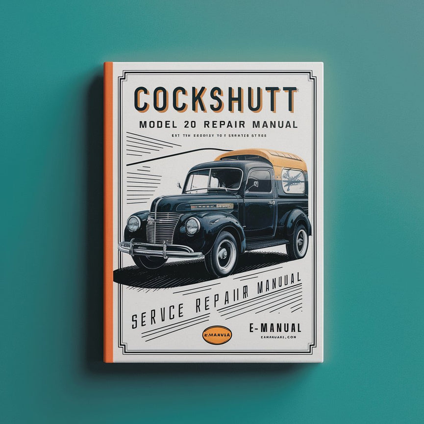 Cockshutt Model 20 Service Repair Manual