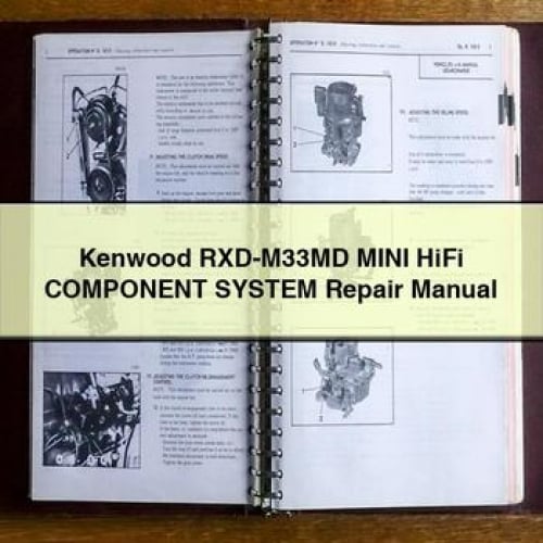 Kenwood RXD-M33MD MINI HiFi Component System Repair Manual PDF Download