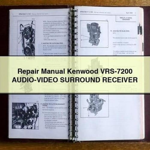 Repair Manual Kenwood VRS-7200 AUDIO-Video SURROUND Receiver PDF Download