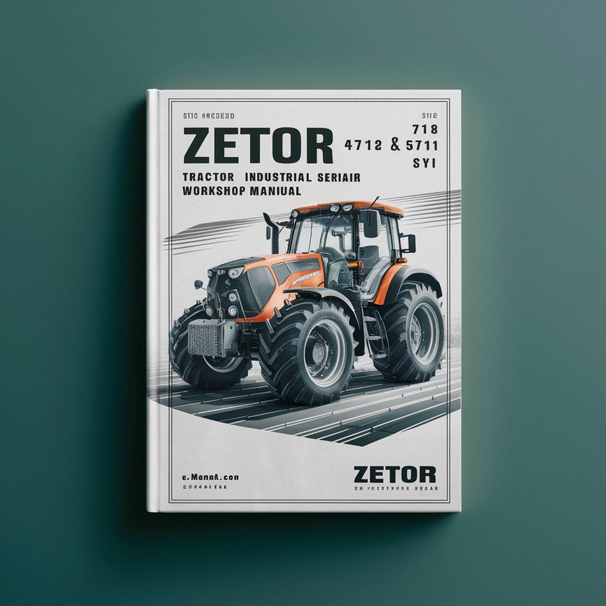 Zetor 4712 4718 5711 5718 Tractor Industrial Service Repair Workshop Manual