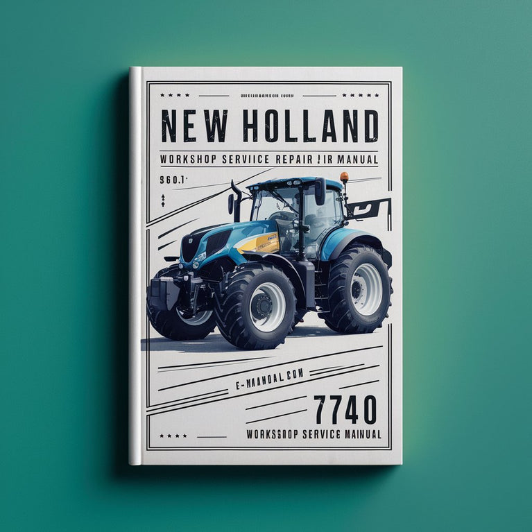 Manual de servicio de taller New Holland 7740 Descargar PDF