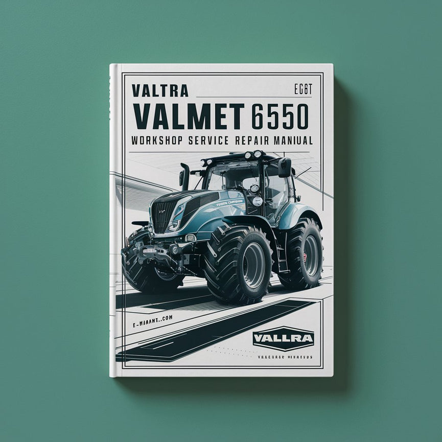 Valtra Valmet 6550 Manual de servicio de reparación de taller Descargar PDF