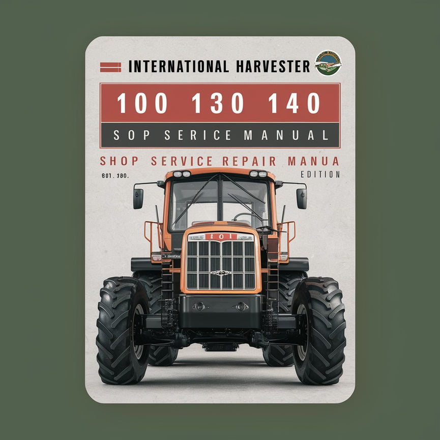 Manual de reparación de servicio de taller de la serie International Harvester 100 130 140 200