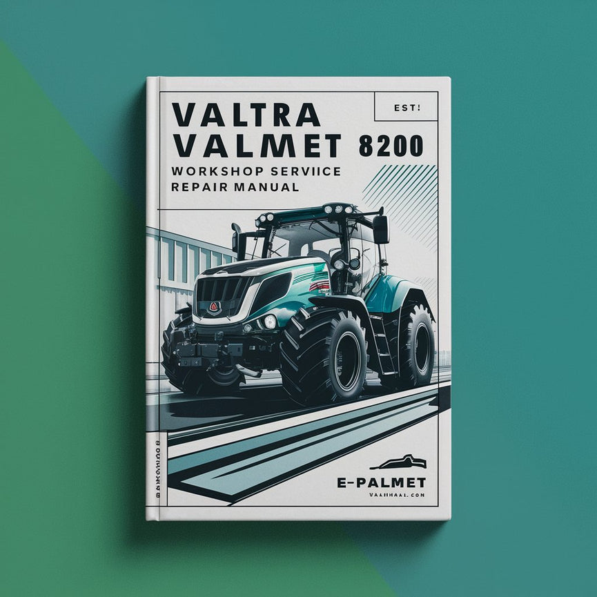 Manual de reparación del servicio de taller Valtra Valmet 8200 Descargar PDF