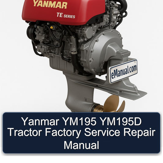 Yanmar YM195 YM195D Tractor Service Repair Workshop Manual