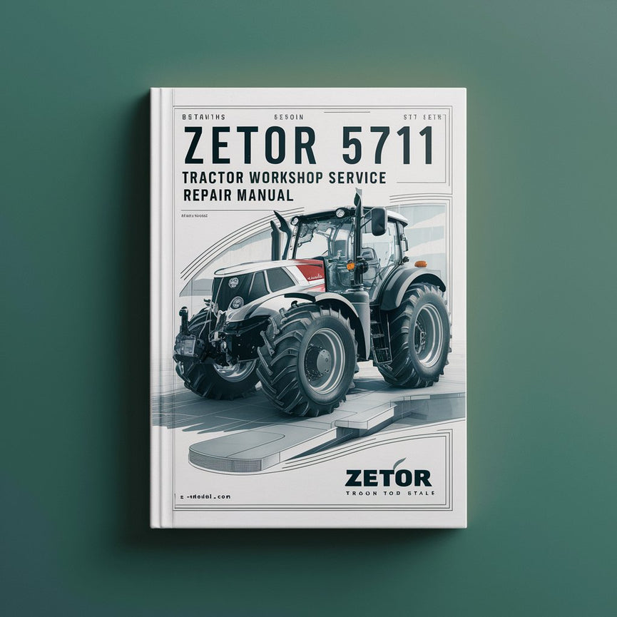 Manual de reparación de servicio de taller de tractor Zetor 5711 6711 Descargar PDF