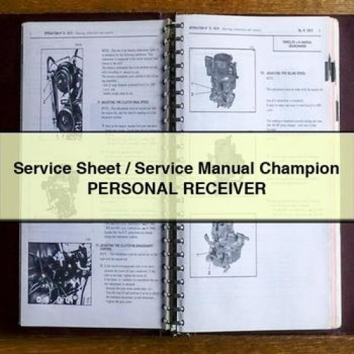 Service Sheet / Service Manual Champion PERSONAL Receiver PDF Download