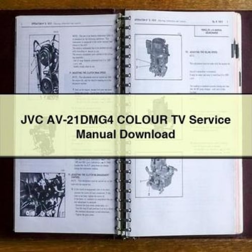 JVC AV-21DMG4 COLOUR TV Service Manual Download PDF