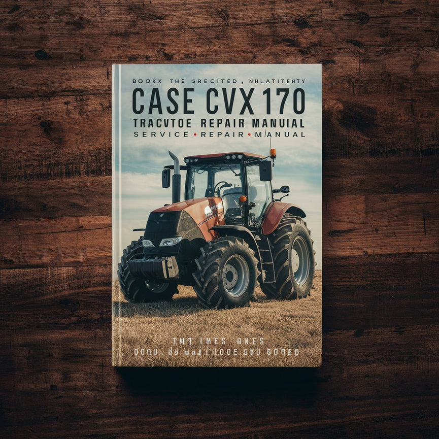 Manual de servicio del tractor CASE CVX 170 Descargar PDF