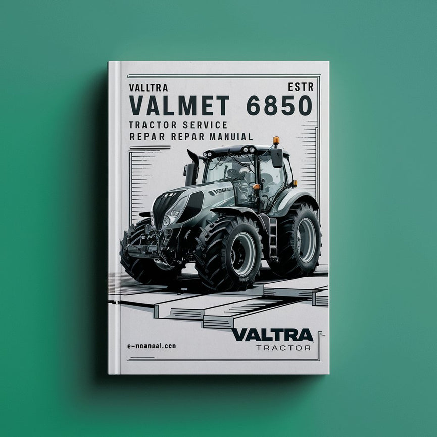 Manual de reparación del servicio del tractor Valtra Valmet 6850 Descargar PDF