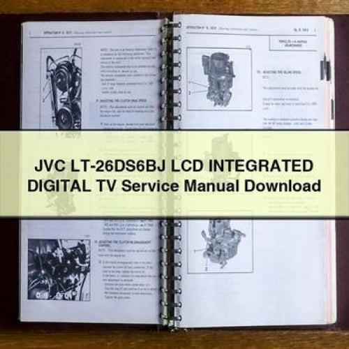 JVC LT-26DS6BJ LCD INTEGRATED Digital TV Service Manual Download PDF