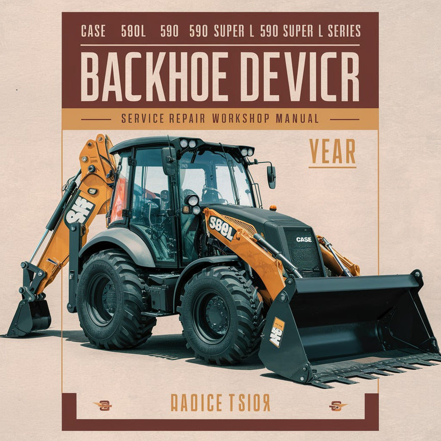 Case 580L 580 Super L 590 Super L Series Backhoe Loader Service Repair Workshop Manual