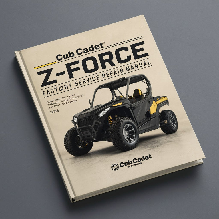 Cub Cadet Z-Force Series Factory Service Repair Manual