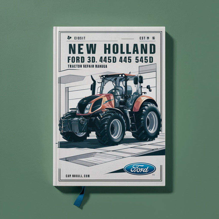 Manuel de réparation du service du chargeur de tracteur New Holland Ford 345d 445d 545d