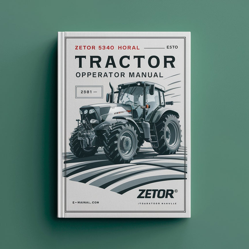 Manuel d'utilisation du tracteur Zetor 5340 Horal Télécharger le PDF