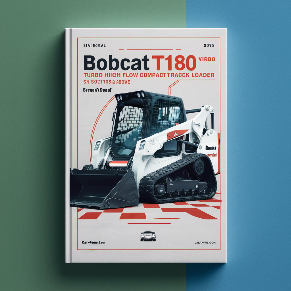 BOBCAT T180 Turbo High FLOW Compact TRACK Loader SN 527511001 & Above Service Repair Manual