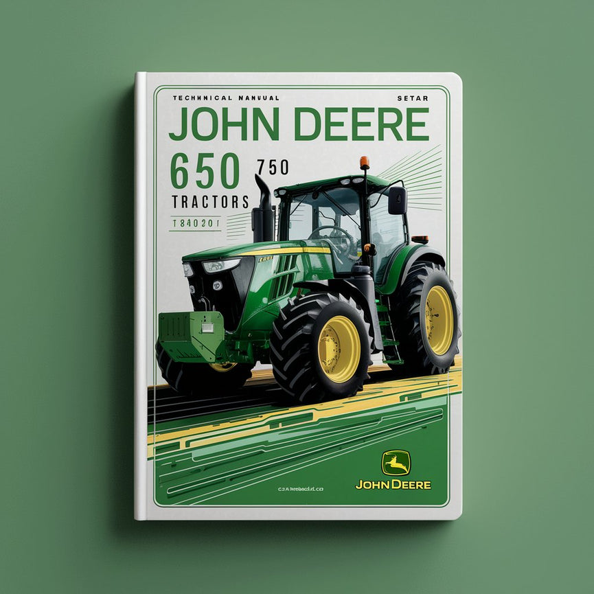 Manuel technique des tracteurs John Deere 650 750