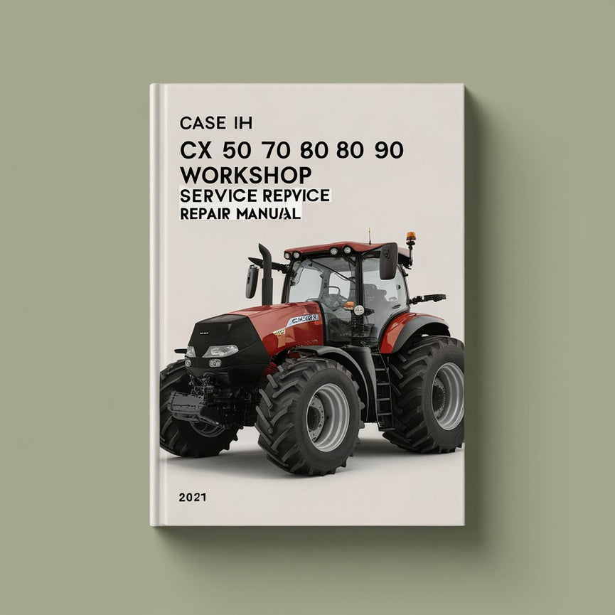 Manual de reparación del servicio de taller Case IH CX 50 60 70 80 90 100 Descargar PDF