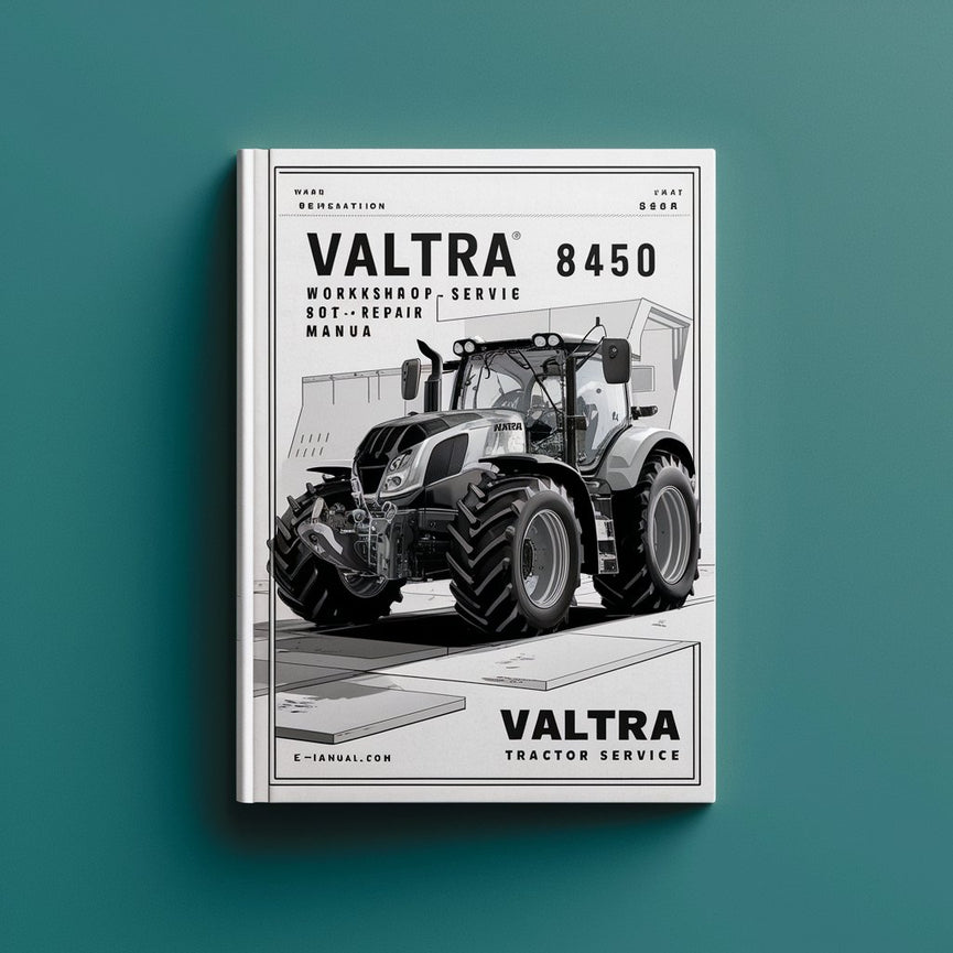 Manual de reparación de servicio de taller Valtra Tractor 8450 Descargar PDF