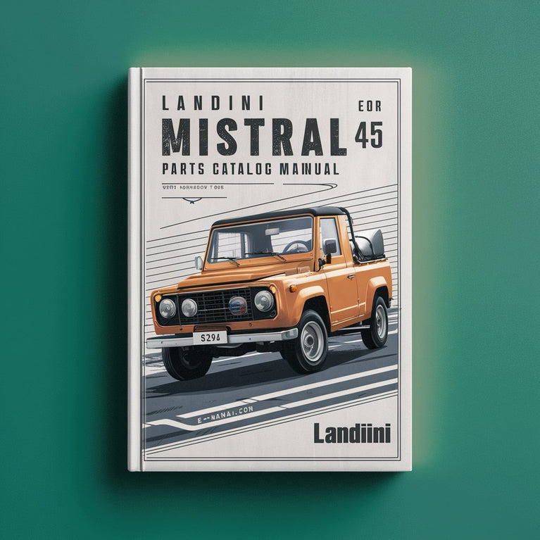 Landini Mistral 45 Parts Catalog Manual