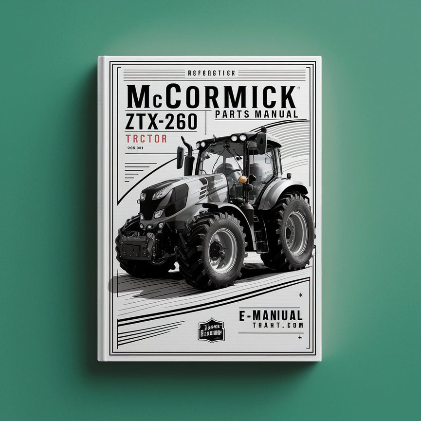 McCormick ZTX230 ZTX260 ZTX280 Pièces Manuel Tracteur PDF Télécharger