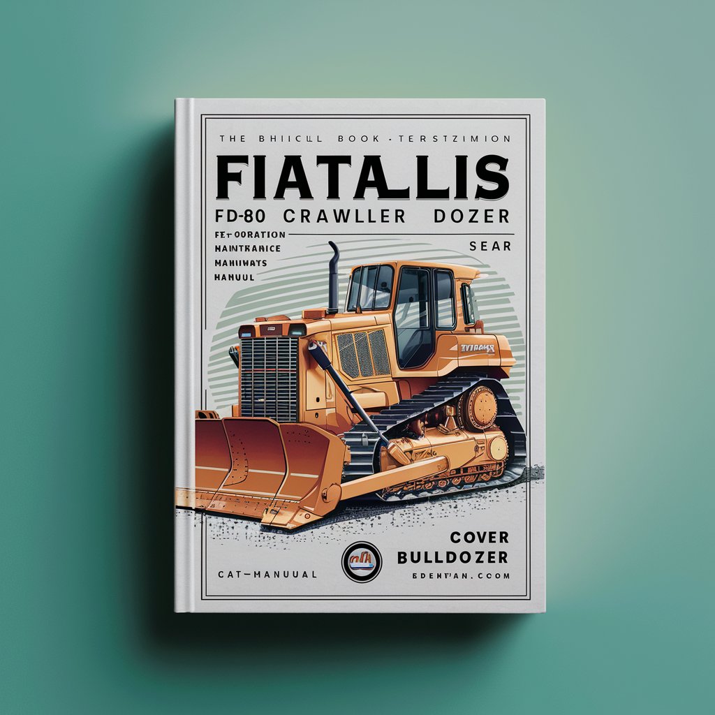 FiatAllis FD80 Crawler Dozer Manual Set - Operation Maintenance Manual and Repair Service Workshop Manual BullDozer PDF Download