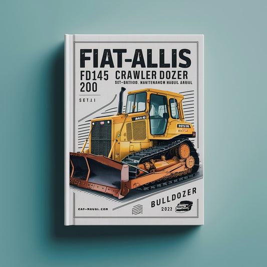 FiatAllis FD145 Crawler Dozer Manual Set - Operation Maintenance Manual and Repair Service Workshop Manual BullDozer