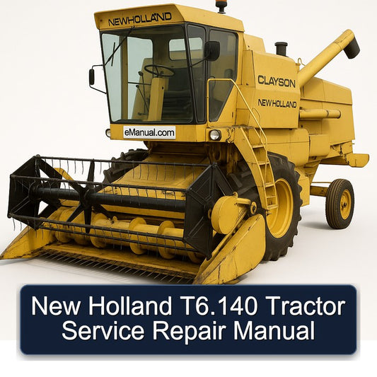 New Holland T6.140 Tractor Service Repair Workshop Manual