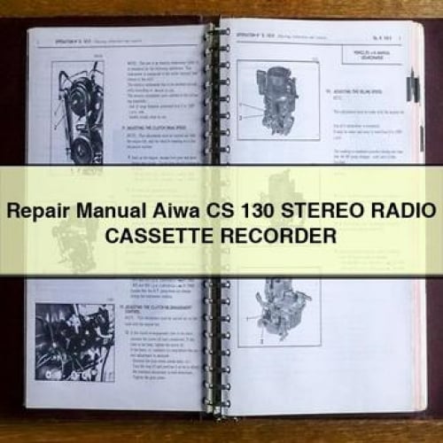 Repair Manual Aiwa CS 130 Stereo RADIO CASSETTE RECORDER PDF Download