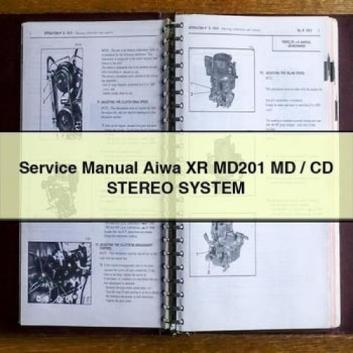 Service Manual Aiwa XR MD201 MD / CD Stereo System PDF Download