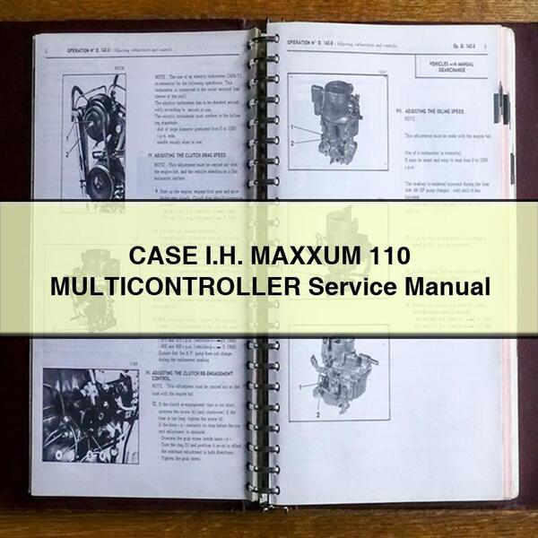 Manual de servicio MULTICONTROLADOR CASE IH MAXXUM 110 Descargar PDF