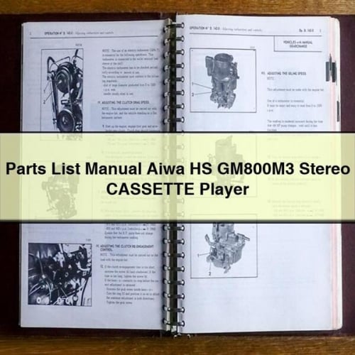 Parts List Manual Aiwa HS GM800M3 Stereo CASSETTE Player PDF Download